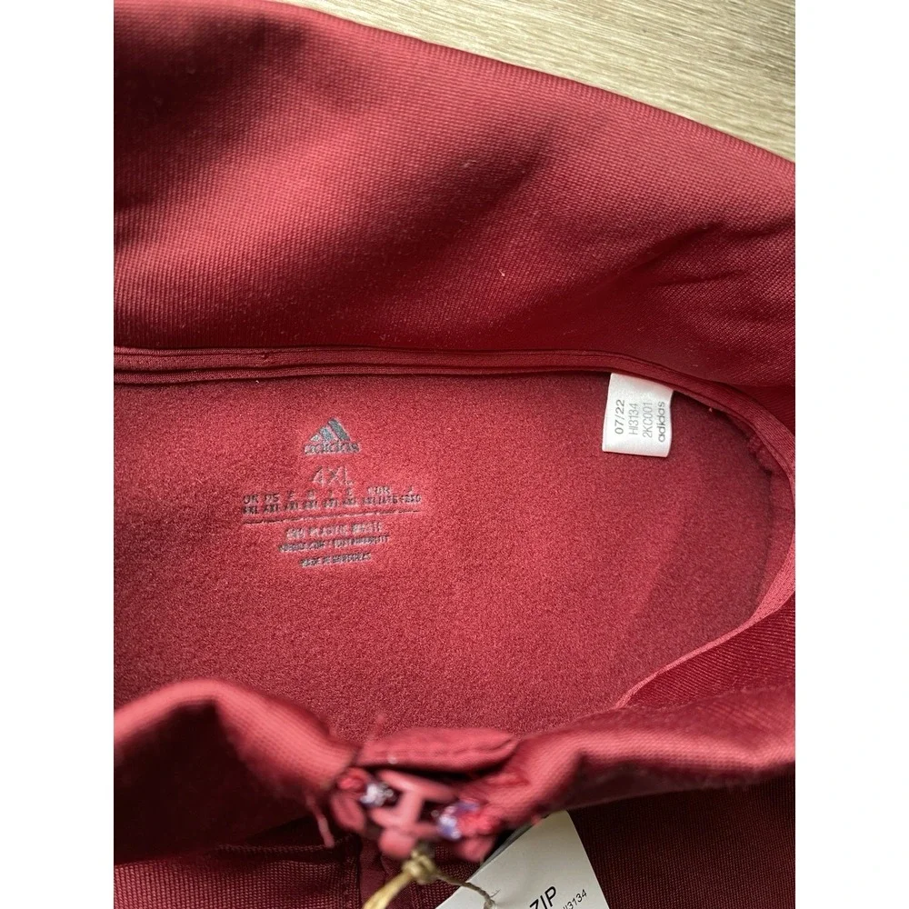 *NWT Men Size 4XL Adidas‎ Texas A&M Team Issue 1/4 Zip Pullover HI3072 Maroon